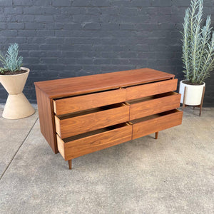 Vintage Mid-Century Modern Walnut Dresser, c.1960’s