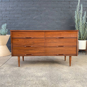 Vintage Mid-Century Modern Walnut Dresser, c.1960’s