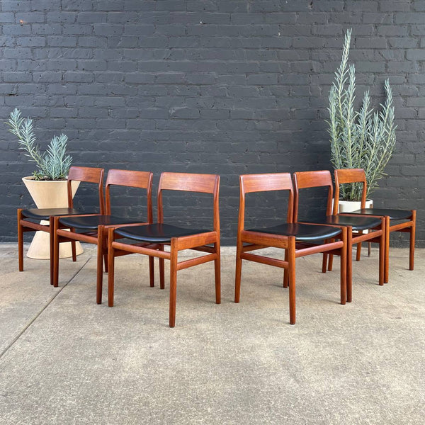 Set of 6 Mid-Century Modern Teak Dining Chairs by R.S. Associates, c.1960’s