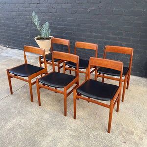 Set of 6 Mid-Century Modern Teak Dining Chairs by R.S. Associates, c.1960’s