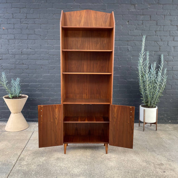 Mid-Century Modern Walnut Bookcase Shelf, c.1960’s