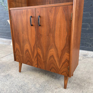 Mid-Century Modern Walnut Bookcase Shelf, c.1960’s