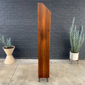 Mid-Century Modern Walnut Bookcase Shelf, c.1960’s