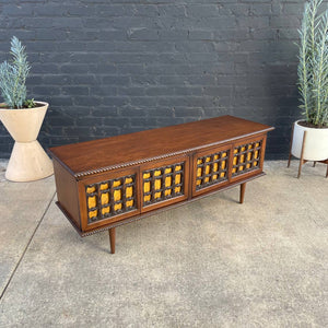 Mid-Century Modern Low-Profile Walnut Credenza, c.1960’s