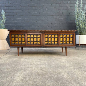 Mid-Century Modern Low-Profile Walnut Credenza, c.1960’s