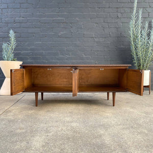 Mid-Century Modern Low-Profile Walnut Credenza, c.1960’s