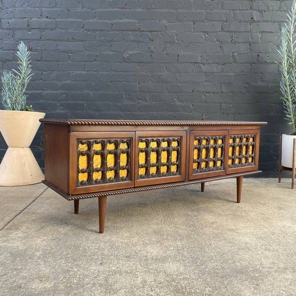 Mid-Century Modern Low-Profile Walnut Credenza, c.1960’s
