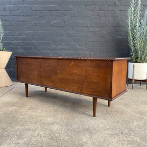 Mid-Century Modern Low-Profile Walnut Credenza, c.1960’s