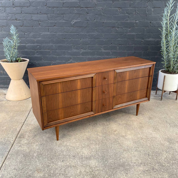 Vintage Mid-Century Modern Walnut Dresser, c.1960’s