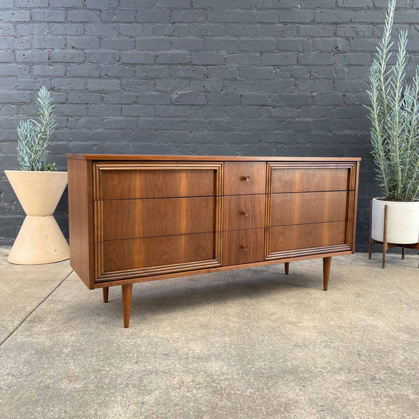 Vintage Mid-Century Modern Walnut Dresser, c.1960’s