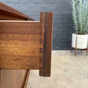 Vintage Mid-Century Modern Walnut Dresser, c.1960’s