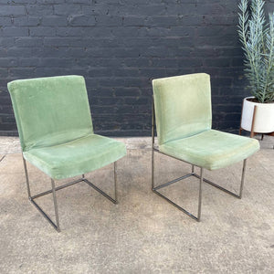 Set of 8 Milo Baughman Chrome Dining Chairs for Thayer Coggin, c.1960’s