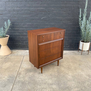 Mid-Century Modern Walnut Highboy Chest of Drawers, c.1960’s