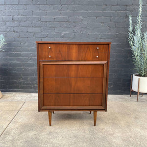 Mid-Century Modern Walnut Highboy Chest of Drawers, c.1960’s