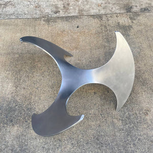 Knut Hesterberg for Ronald Schmitt Aluminum "Propeller" Coffee Table, c.1960’s