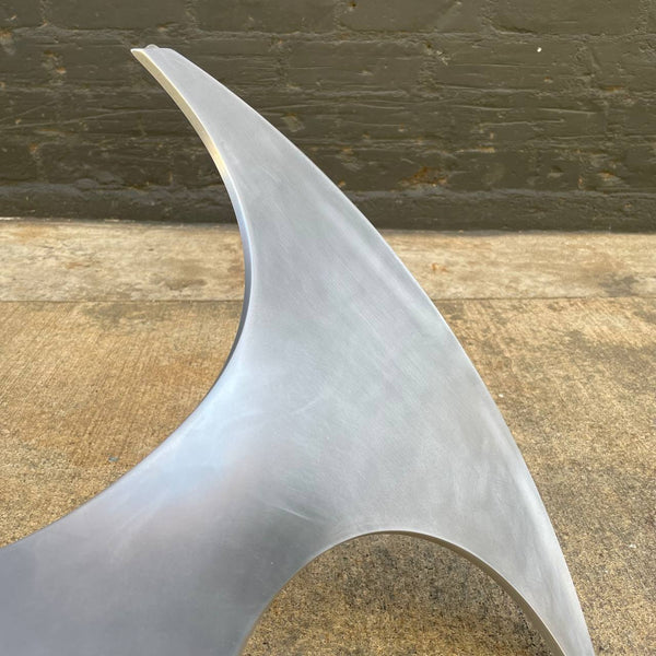 Knut Hesterberg for Ronald Schmitt Aluminum "Propeller" Coffee Table, c.1960’s
