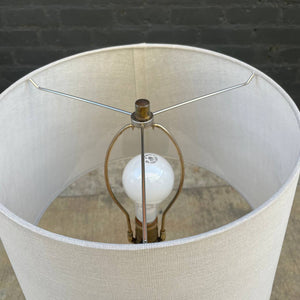 Mid-Century Modern Teak Table Lamp with new Shade, c.1950’s
