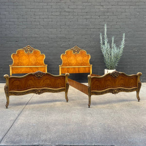 Vintage French Provincial Style Twin-Size Bed Frame, c.1950’s