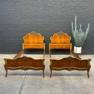 Vintage French Provincial Style Twin-Size Bed Frame, c.1950’s