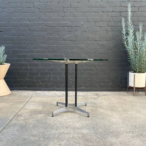 Mid-Century Modern Aluminum & Glass Dining Table by Robert Josten, c.1970’s
