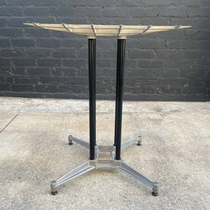 Mid-Century Modern Aluminum & Glass Dining Table by Robert Josten, c.1970’s