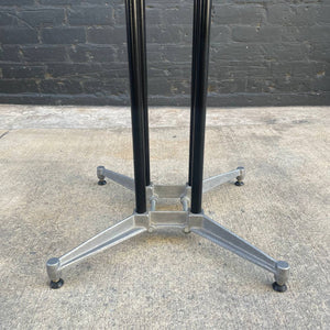 Mid-Century Modern Aluminum & Glass Dining Table by Robert Josten, c.1970’s