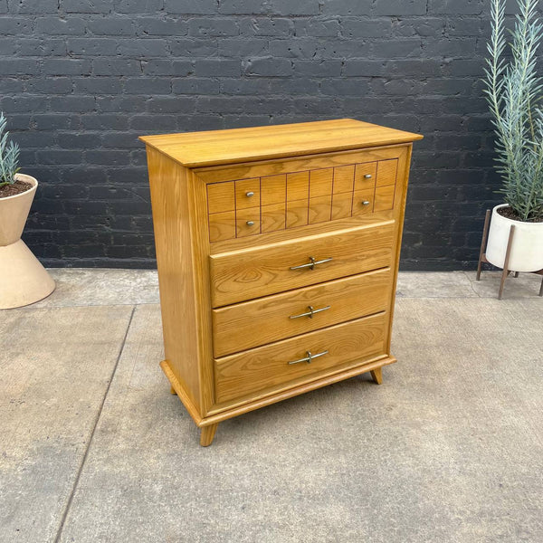 Mid-Century Modern Highboy Chest of Drawers by LA Period Furniture, c.1960’s