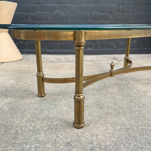 Mid-Century Modern Brass & Glass Coffee Table, c.1960’s
