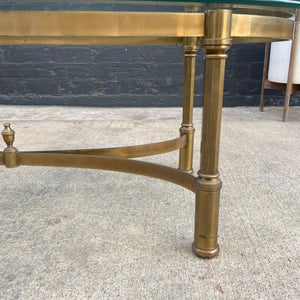 Mid-Century Modern Brass & Glass Coffee Table, c.1960’s