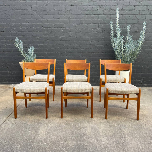 Set of 6 Danish Modern Teak Dining Chairs, c.1960’s