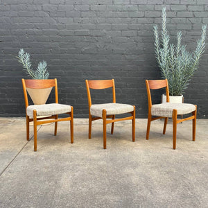 Set of 6 Danish Modern Teak Dining Chairs, c.1960’s