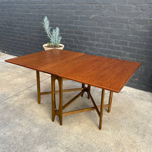 Mid-Century Modern Drop-Leaf Dining Table, c.1960’s