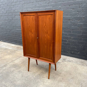 Danish Modern Teak Bookcase Cabinet, c.1960’s
