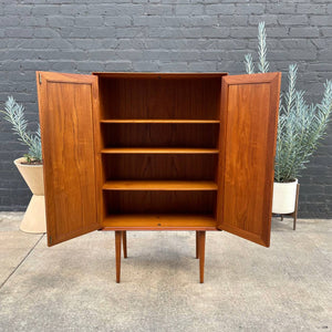 Danish Modern Teak Bookcase Cabinet, c.1960’s