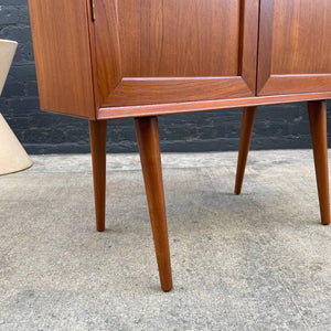 Danish Modern Teak Bookcase Cabinet, c.1960’s