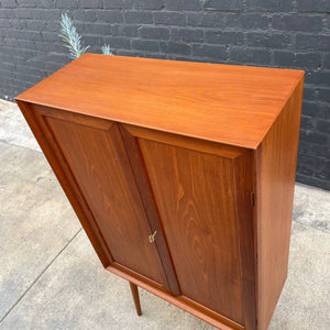 Danish Modern Teak Bookcase Cabinet, c.1960’s