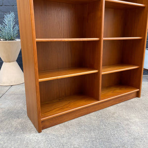 Danish Modern Teak Bookshelf with Adjustable Shelves, c.1960’s