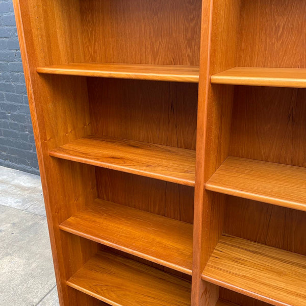 Danish Modern Teak Bookshelf with Adjustable Shelves, c.1960’s