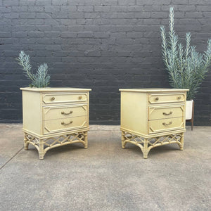 Pair of Vintage Hollywood Regency Style Night Stands, c.1960’s