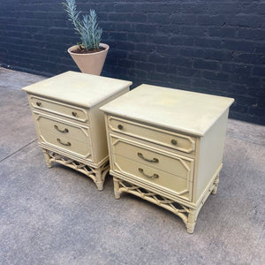 Pair of Vintage Hollywood Regency Style Night Stands, c.1960’s