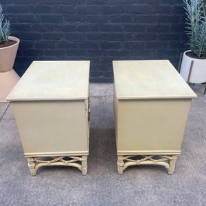 Pair of Vintage Hollywood Regency Style Night Stands, c.1960’s