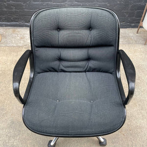 Vintage Charles Pollock Office Swivel Lounge Chair, c.1980’s