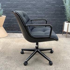 Vintage Charles Pollock Office Swivel Lounge Chair, c.1980’s