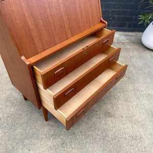 Danish Modern Teak Drop-Leaf Writing Desk, c.1960’s