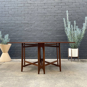 Mid-Century Modern Drop-Leaf Dining Table, c.1960’s