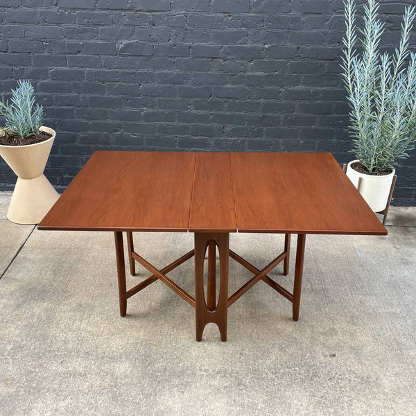 Mid-Century Modern Drop-Leaf Dining Table, c.1960’s