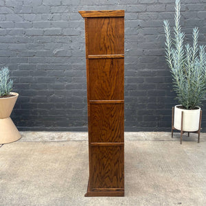 Vintage Barristers Oak & Glass Bookcase Shelf