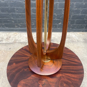 Mid-Century Modern Sculpted Walnut Table Lamp, c.1960’s