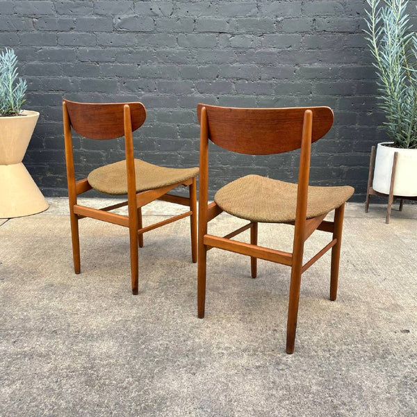 Set of 4 Mid-Century Modern Sculpted Teak Dining Chairs, c.1960’s