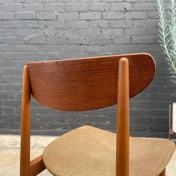Set of 4 Mid-Century Modern Sculpted Teak Dining Chairs, c.1960’s